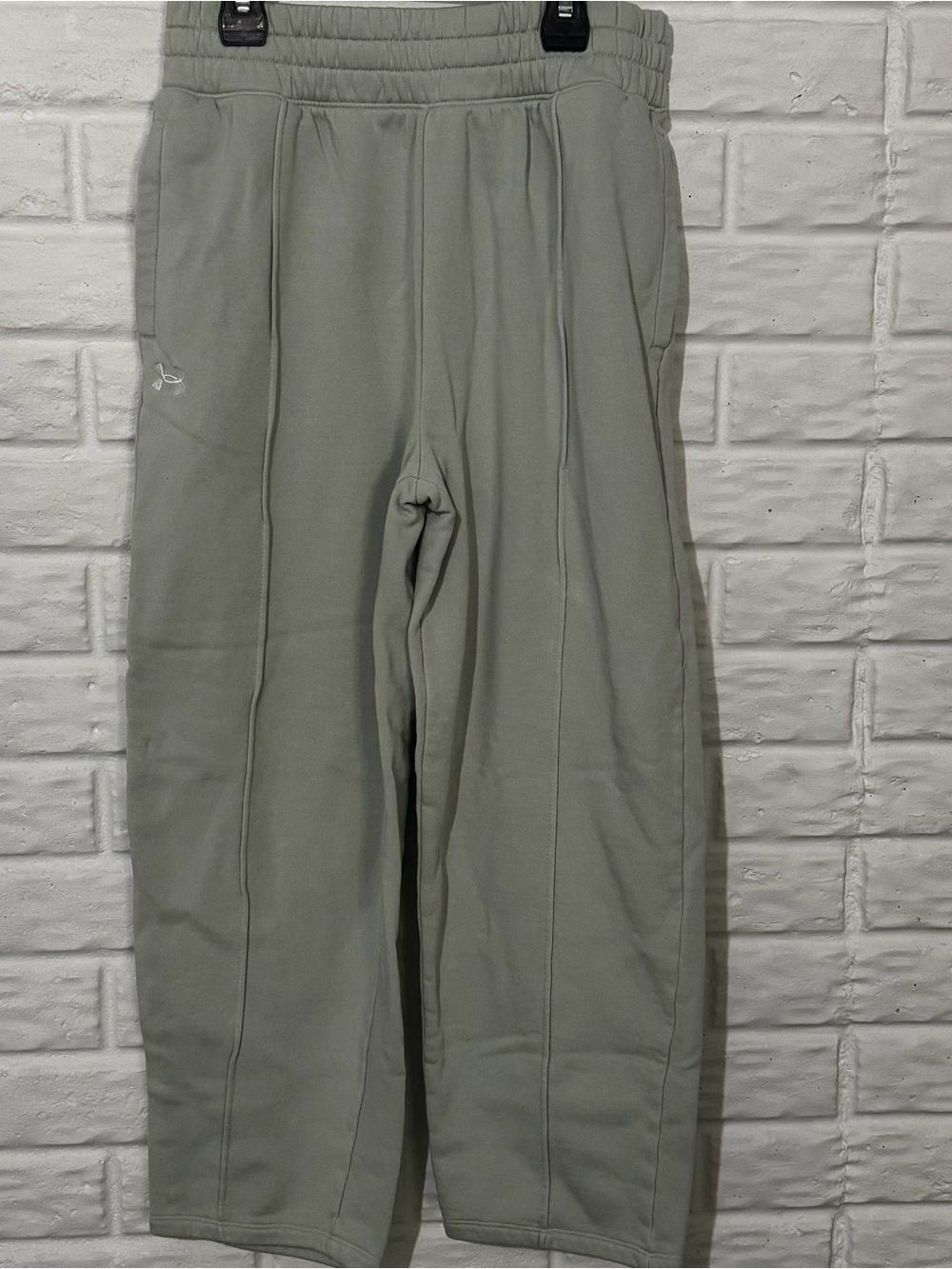 Under Armour Fleece Wide Leg Sweatpants Women’s Small Mint Green Lounge